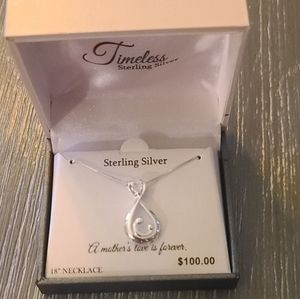 Women's Timeless sterling silver necklace.